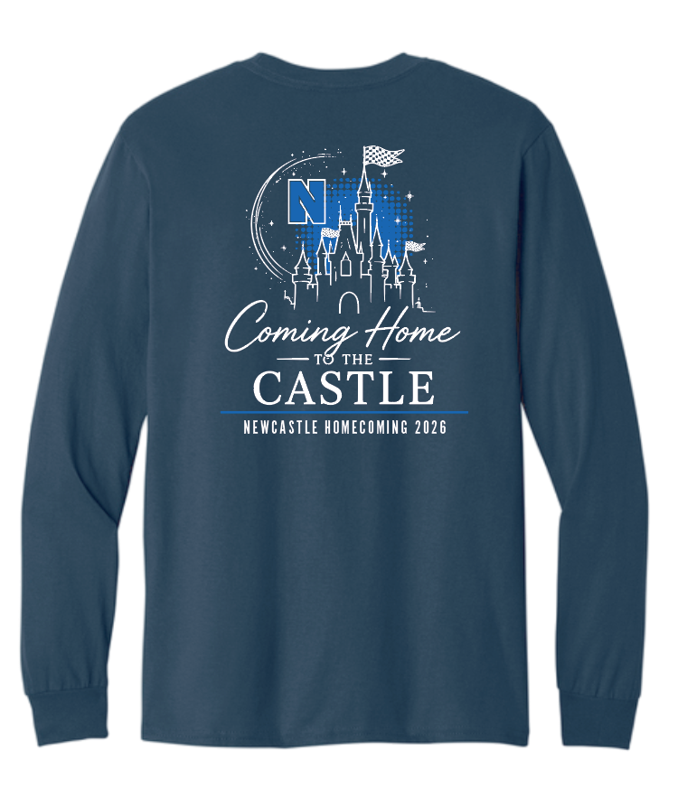 Newcastle Middle School "Homecoming" Design L/S T-shirt