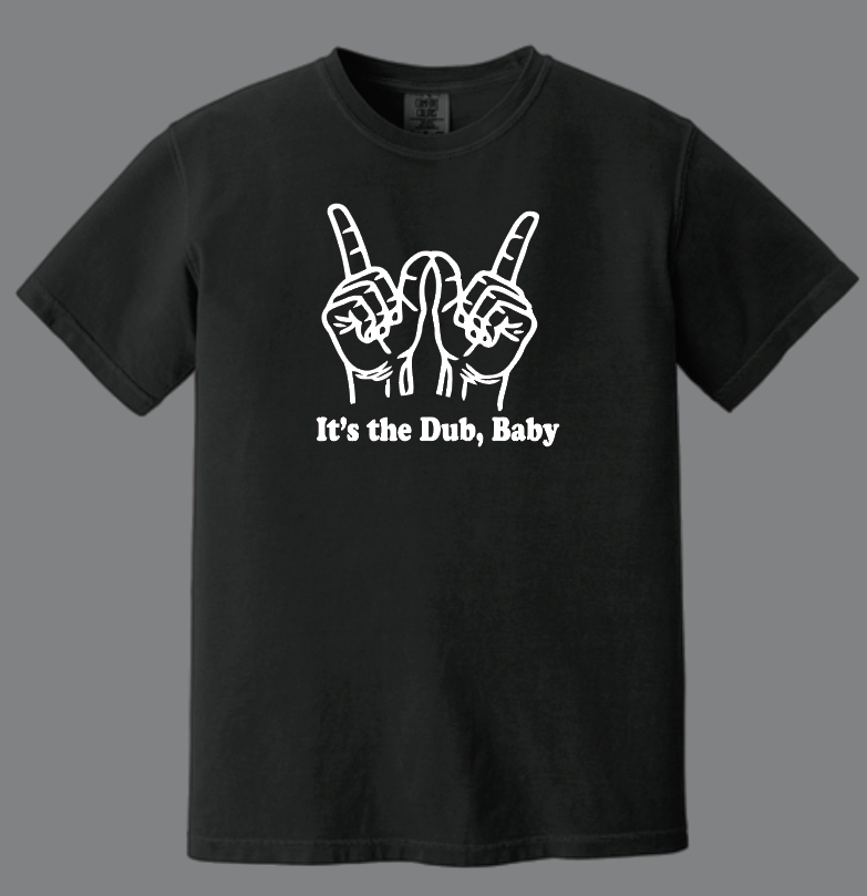 Washington STUCO "It's the Dub, Baby" Design Comfort Colors S/S T-shirt (black)