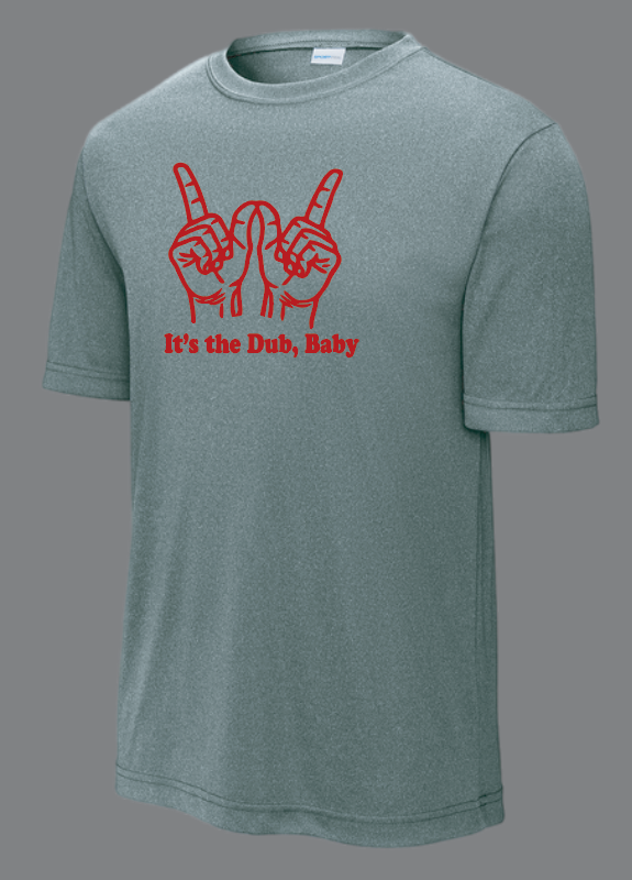 Washington STUCO "It's the Dub, Baby" Design Dri-Fit S/S T-shirt (heather)