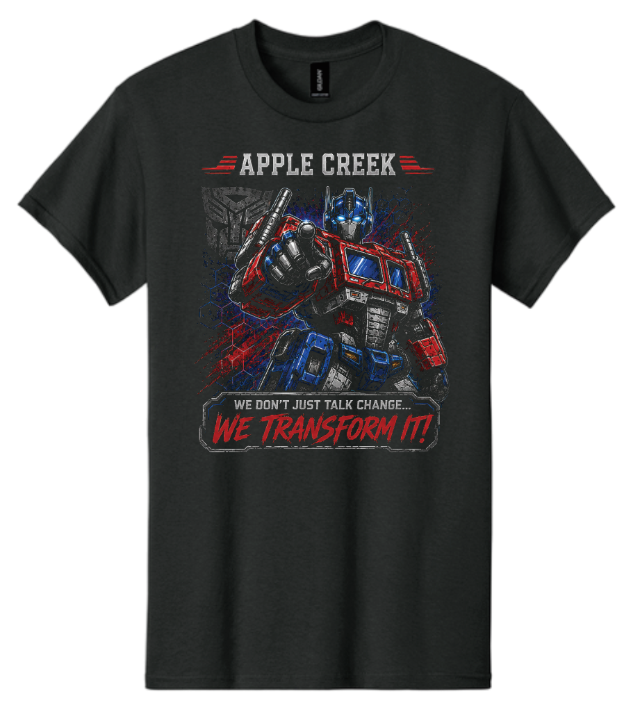 Apple Creek "Transform" Design S/S T-shirt