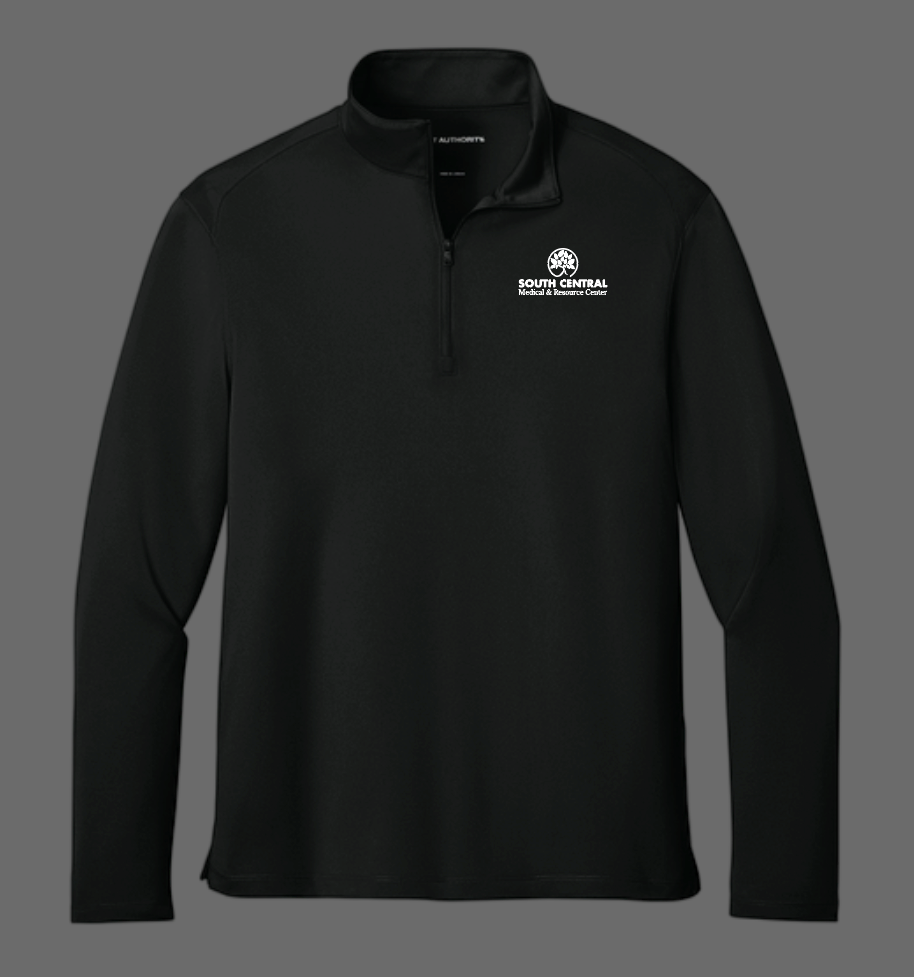 South Central Medical 1/4-Zip Performance Pullover (black)