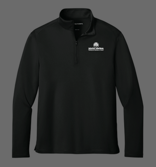 South Central Medical 1/4-Zip Performance Pullover (black)
