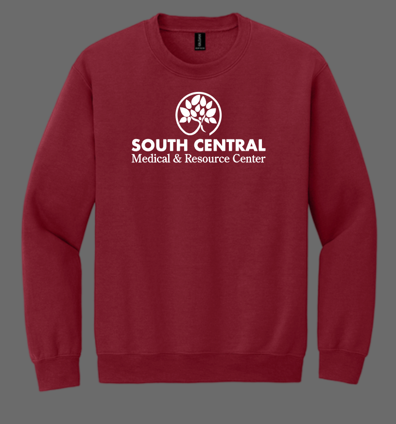 South Central Medical Gildan Crewneck Sweatshirt (cardinal)