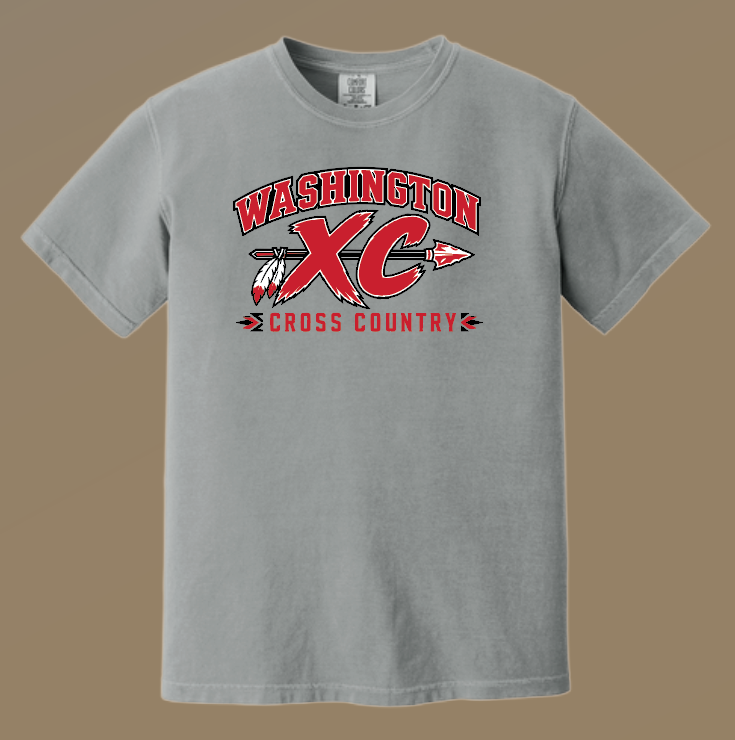 Washington XC "XC" Design Comfort Colors S/S T-shirt (grey)