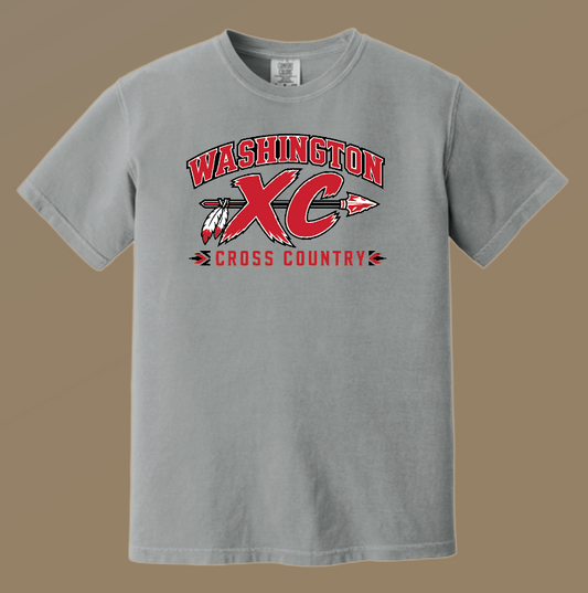 Washington XC "XC" Design Comfort Colors S/S T-shirt (grey)