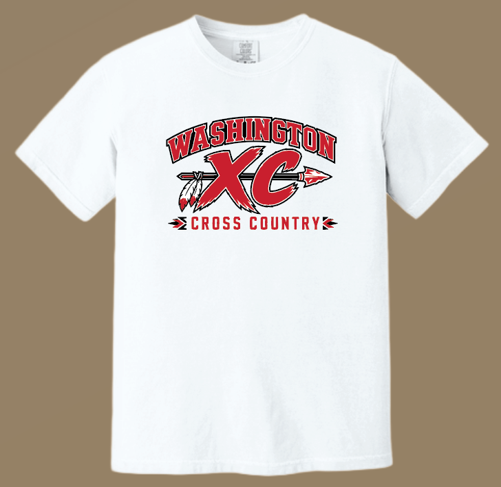 Washington XC "XC" Design Comfort Colors S/S T-shirt (white)