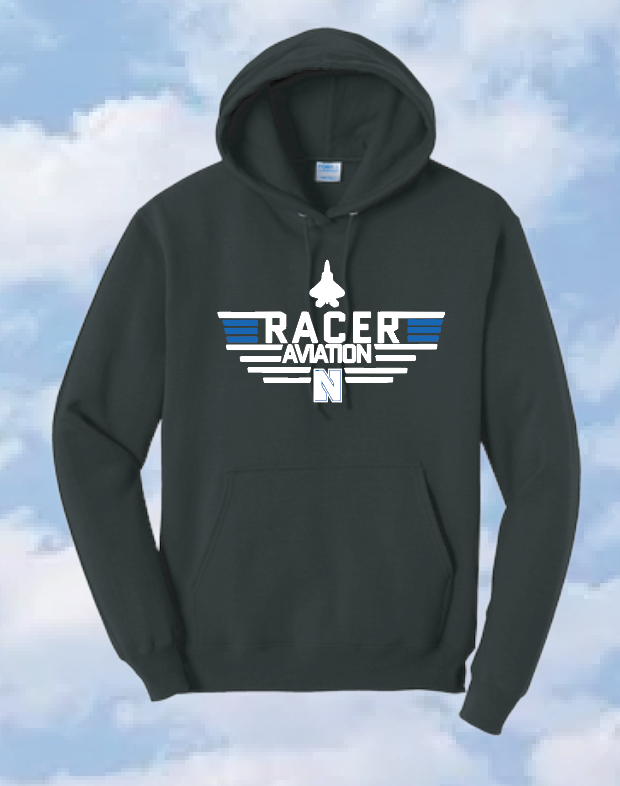 Newcastle Aviation Hooded Sweatshirt (black)