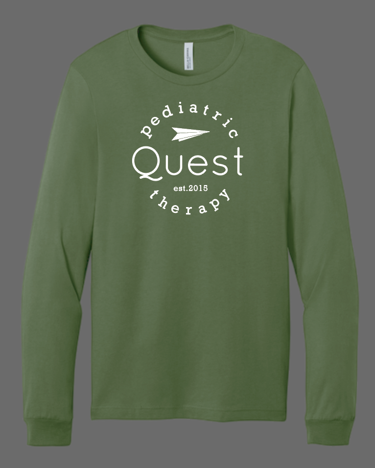 Quest "Logo" Design Bella Canvas L/S T-shirt (olive)