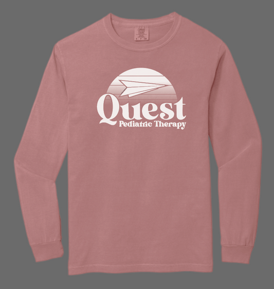 Quest "Sunset" Design L/S Comfort Colors T-shirt