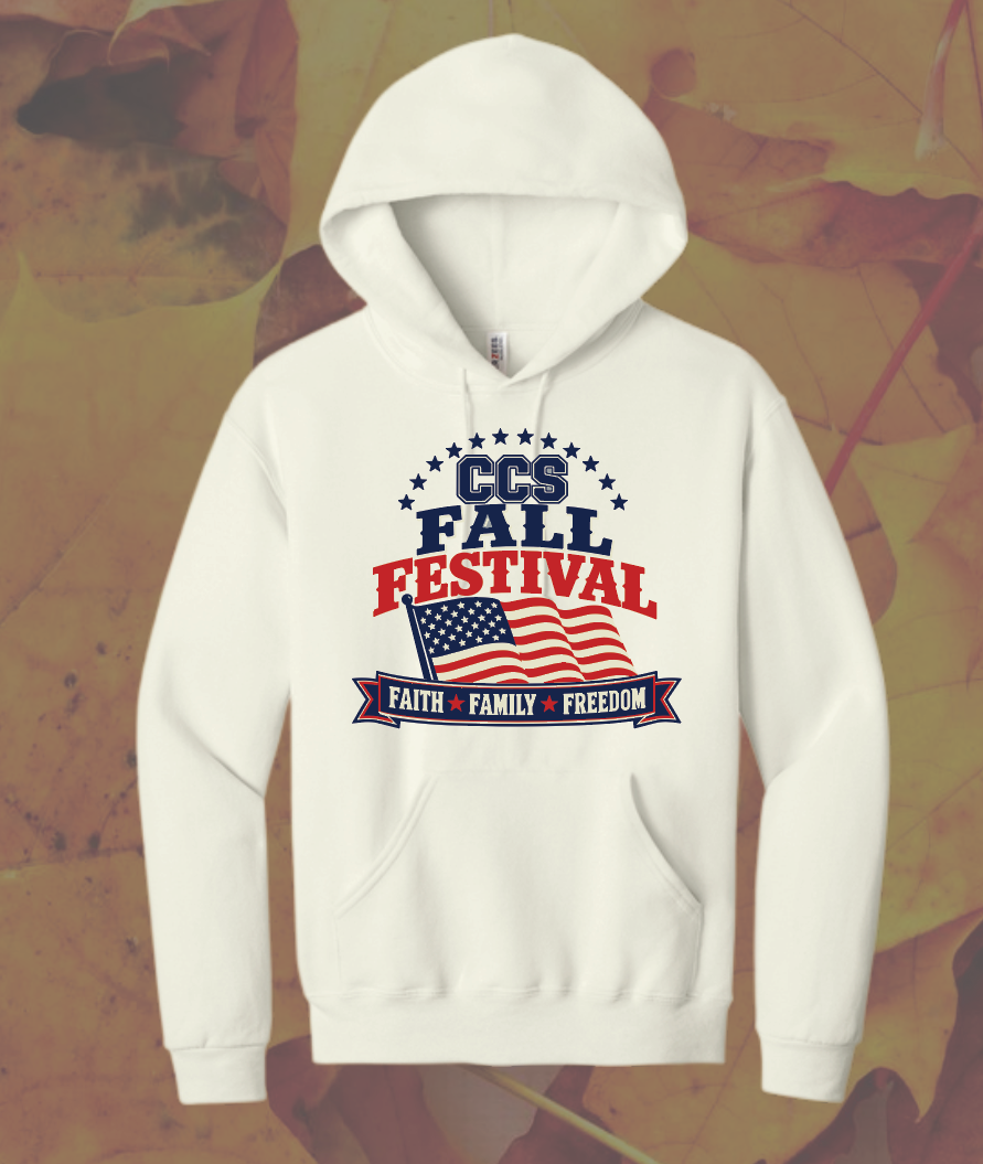 CCS PTSF/Fall Festival "Fall Festival" Design Hooded Sweatshirt (natural)