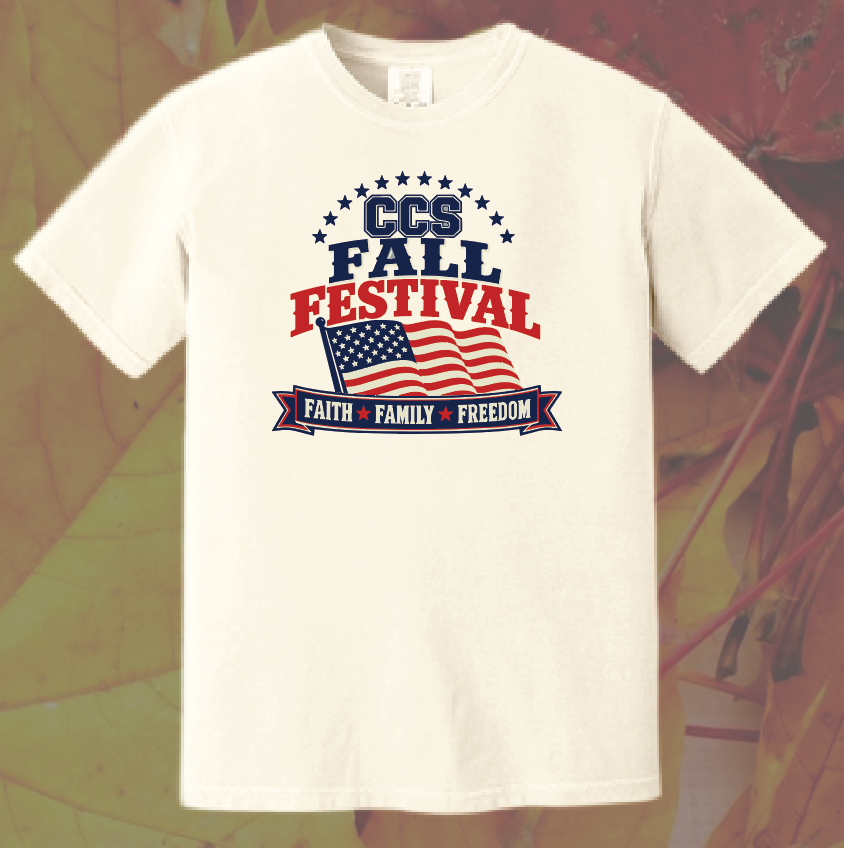 CCS PTSF/Fall Festival "Fall Festival" Design Comfort Colors S/S T-shirt (ivory)