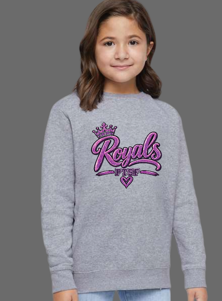 CCS PTSF/Fall Festival "Glitter" Design Crewneck Sweatshirt (heather) (youth)