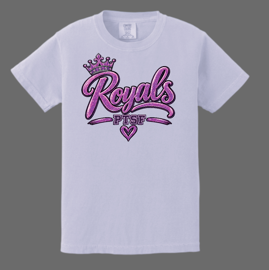 CCS PTSF/Fall Festival "Glitter" Design Comfort Colors S/S T-shirt (orchid)