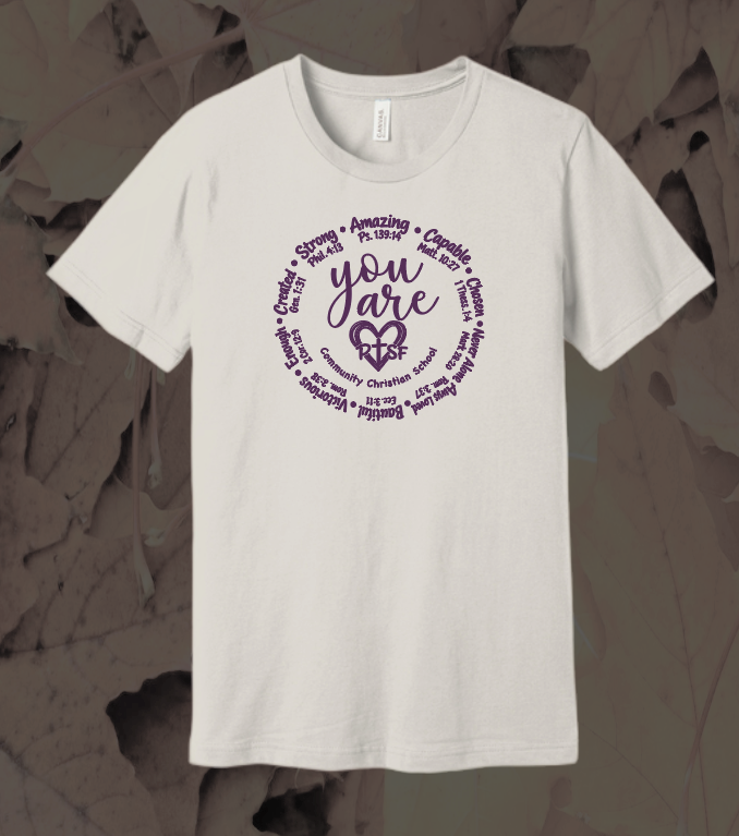 CCS PTSF/Fall Festival "You Are" Design BellaCanvas S/S T-shirt (htr dust)