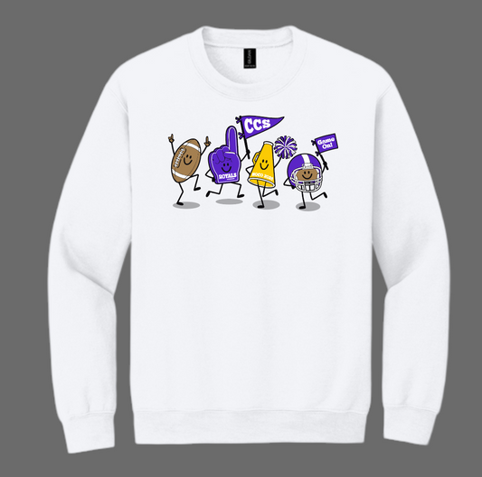 CCS HOCO "Cartoon" Design Crewneck Sweatshirt