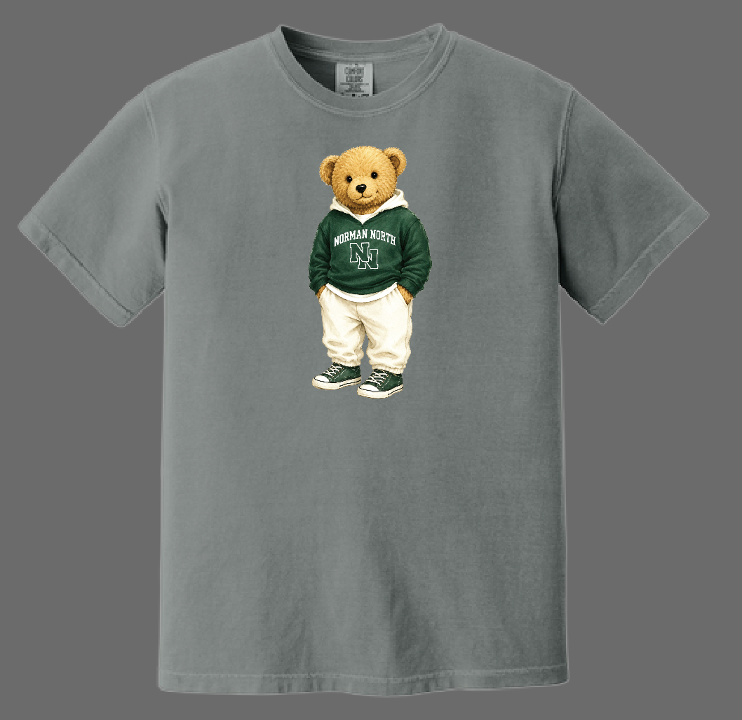 NN Pom "Bear" Design Comfort Colors S/S T-shirt