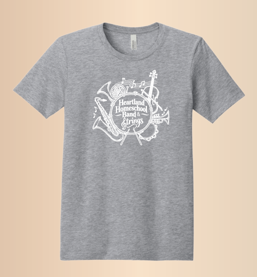 Heartland Band & Strings BellaCanvas S/S T-shirt (heather)
