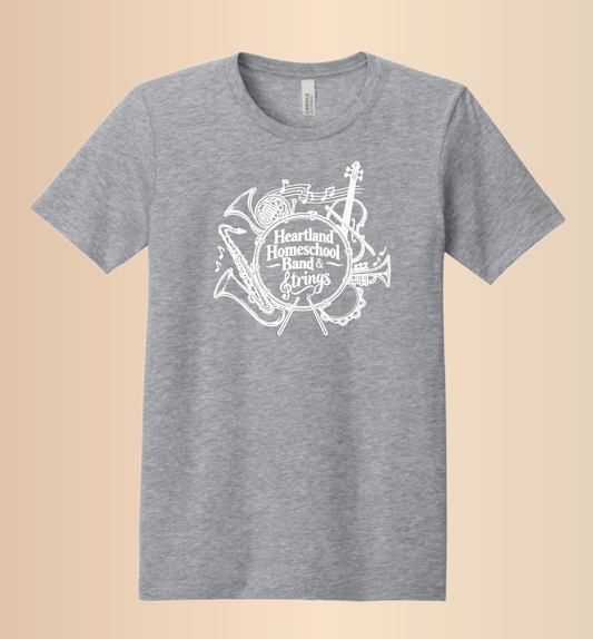 Heartland Band & Strings BellaCanvas S/S T-shirt (heather)