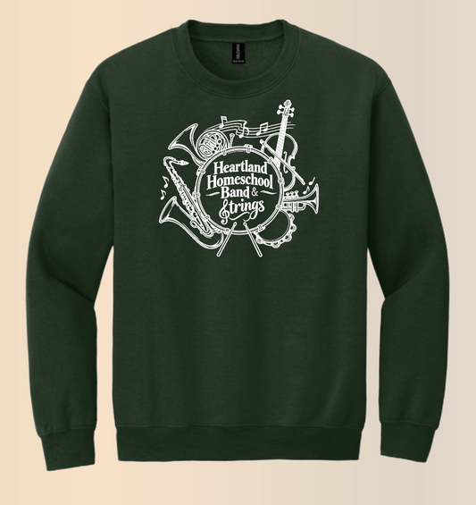 Heartland Band & Strings Crewneck Sweatshirt (forest)