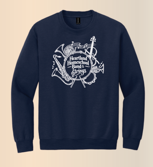 Heartland Band & Strings Crewneck Sweatshirt (navy)