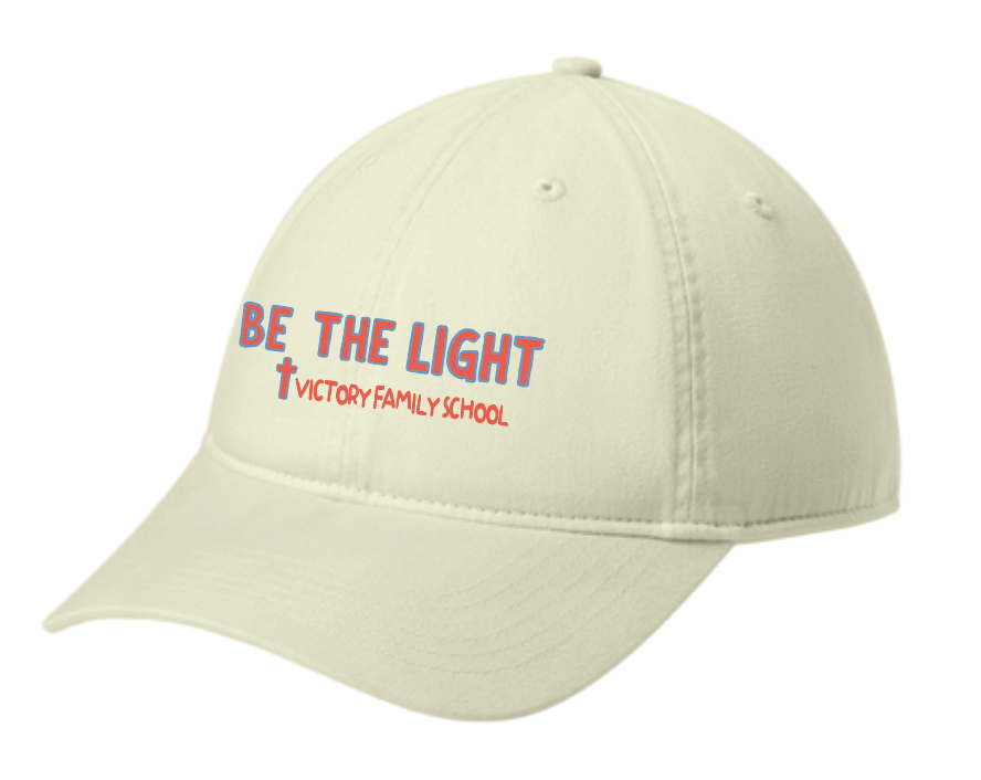 VFS "Be the Light" Design Comfort Colors Garment Washed Cap (ivory)