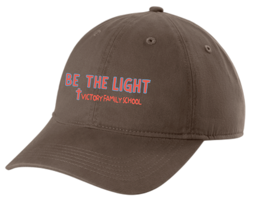 VFS "Be the Light" Design Comfort Colors Garment Washed Cap (espresso)