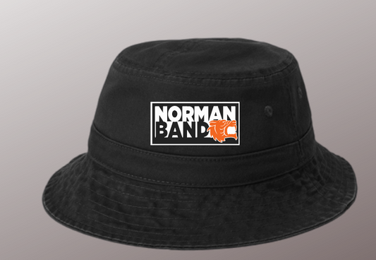 NHS Band "Block Logo" Design Port Authority Bucket Hat (black)