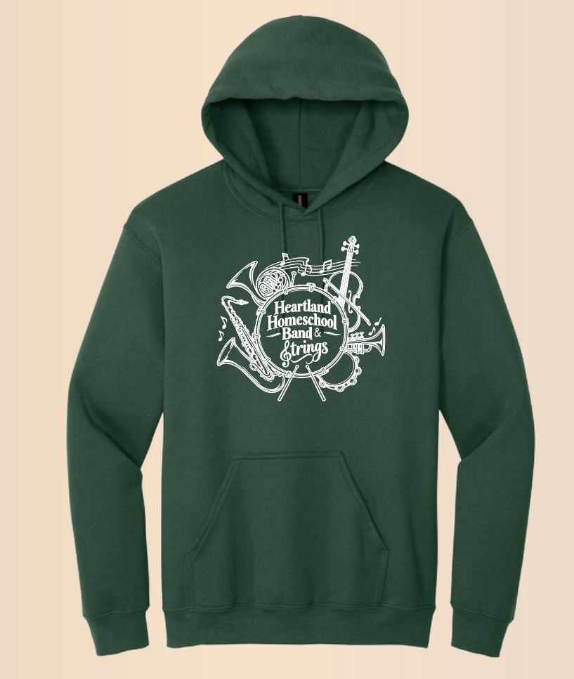 Heartland Band & Strings Hooded Sweatshirt (forest)