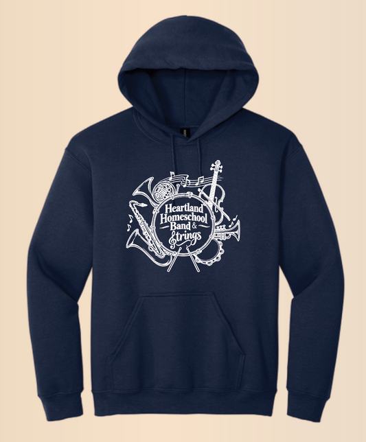 Heartland Band & Strings Hooded Sweatshirt (navy)