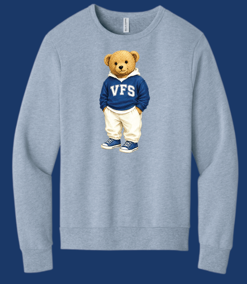 VFS "Bear" Design BellaCanvas Crewneck Sweatshirt (adult)