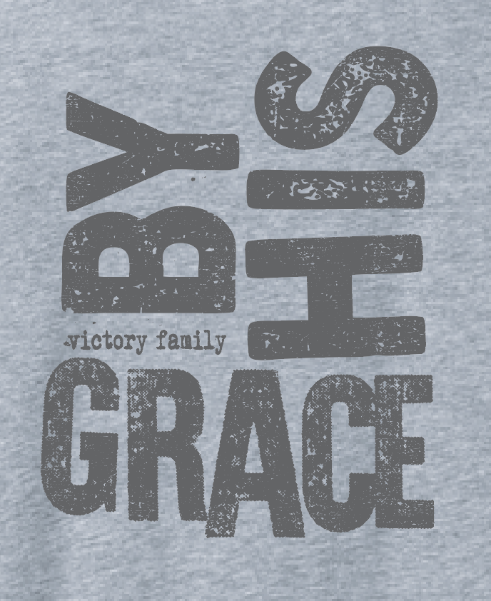 VFS "By His Grace" Design BellaCanvas Crewneck Sweatshirt (adult)(heather)