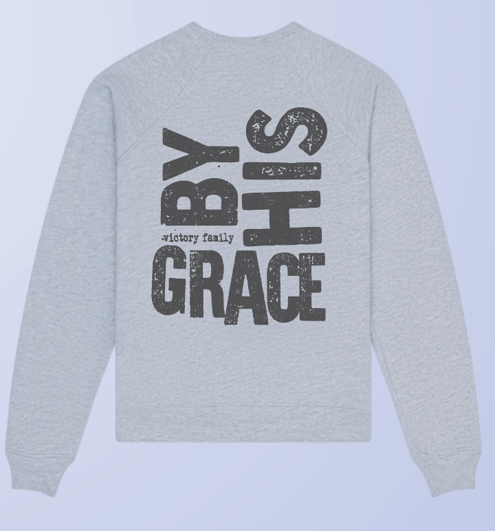 VFS "By His Grace" Design BellaCanvas Crewneck Sweatshirt (adult)(heather)