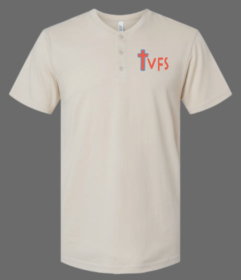 VFS "Be the Light" Design American Apparel S/S Henley T-shirt (adult)