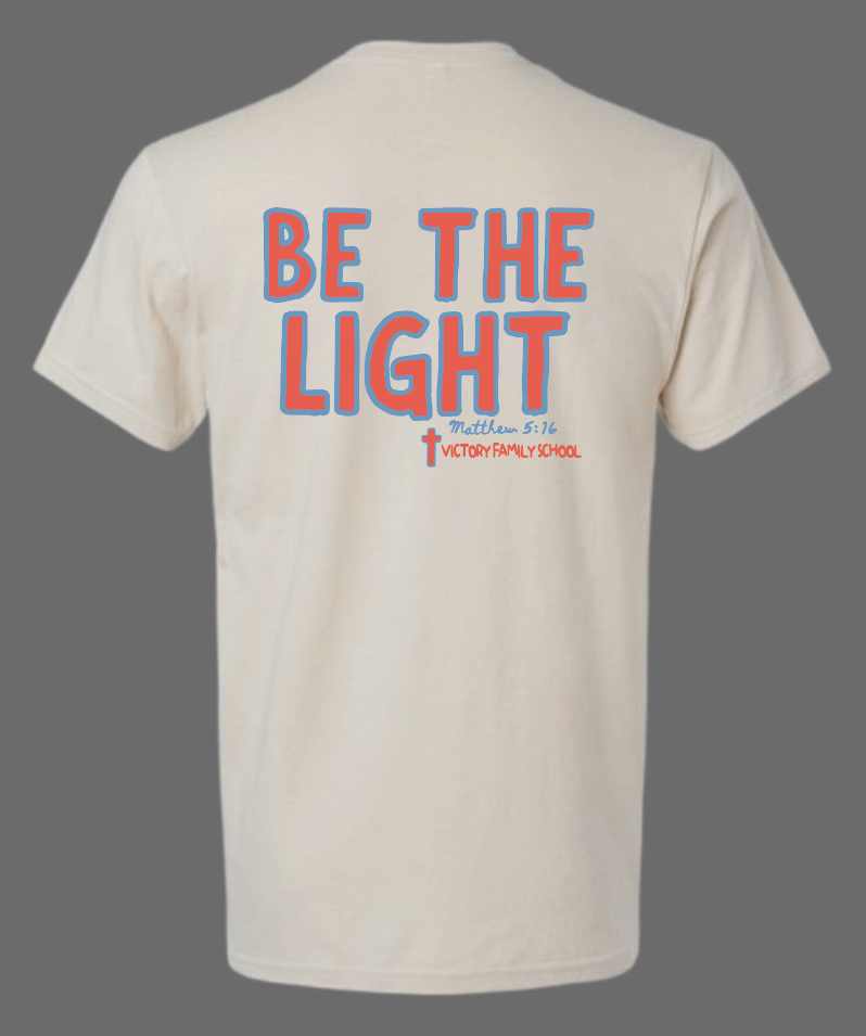 VFS "Be the Light" Design American Apparel S/S Henley T-shirt (adult)