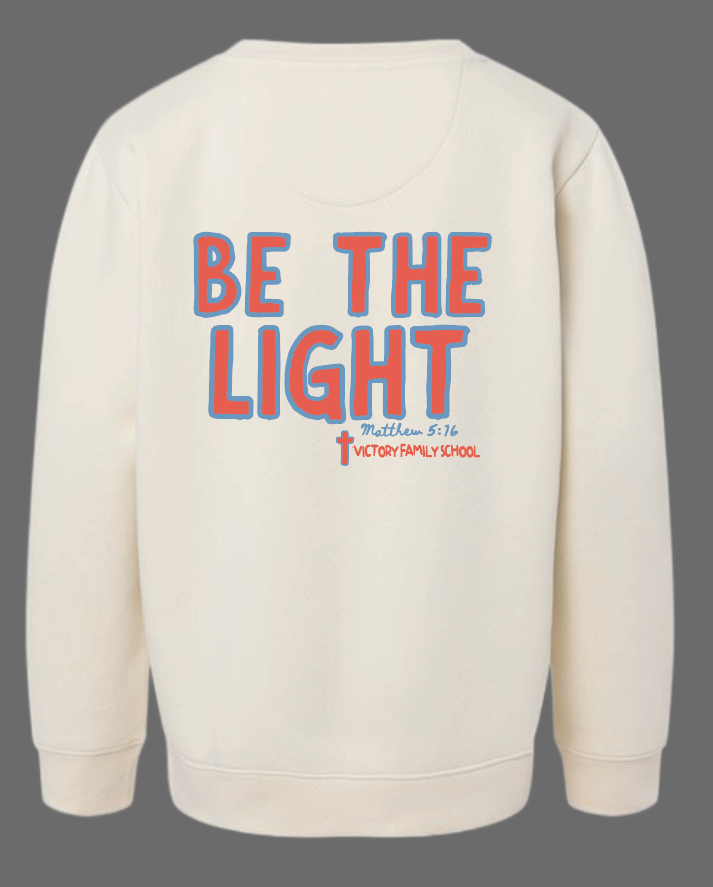 VFS "Be the Light" LAT Crewneck Sweatshirt (youth)