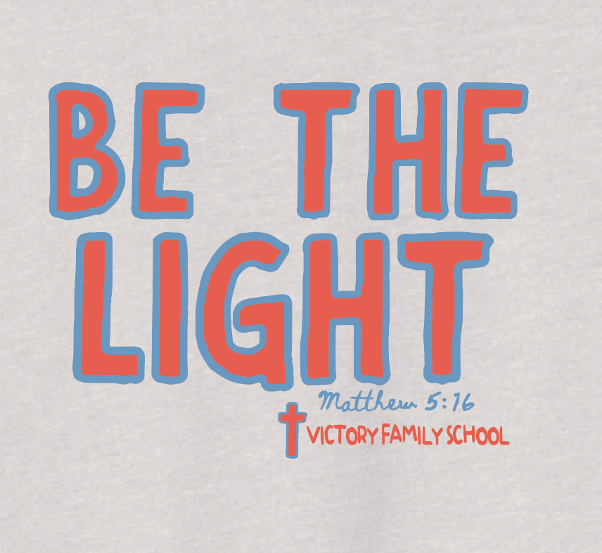 VFS "Be the Light" Design BellaCanvas Crewneck Sweatshirt (adult)
