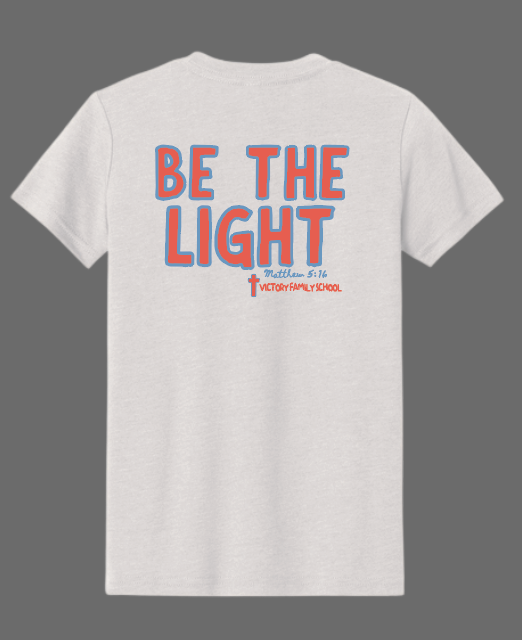VFS "Be the Light" Design BellaCanvas S/S T-shirt (youth/adult)
