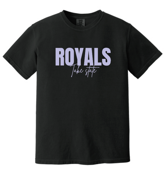 CCS Volleyball "Take State" Design Comfort Colors S/S T-shirt (black)