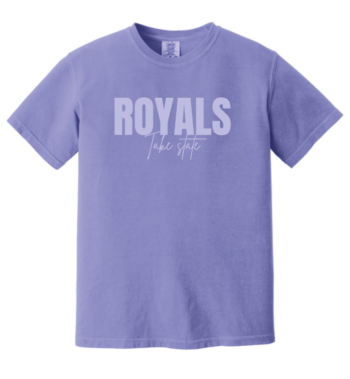 CCS Volleyball "Take State" Design Comfort Colors S/S T-shirt (violet)
