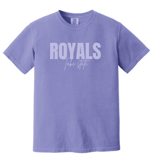CCS Volleyball "Take State" Design Comfort Colors S/S T-shirt (violet)