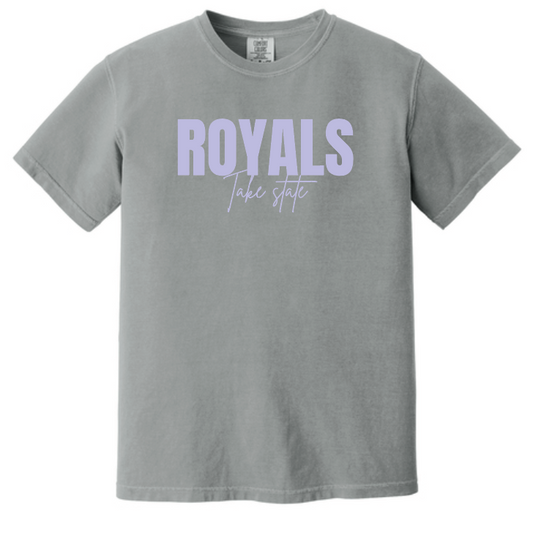 CCS Volleyball "Take State" Design Comfort Colors S/S T-shirt (granite)