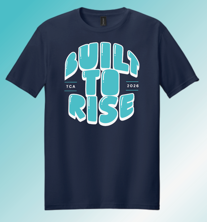 Triumph Cheer "Built" Design S/S T-shirt (navy)
