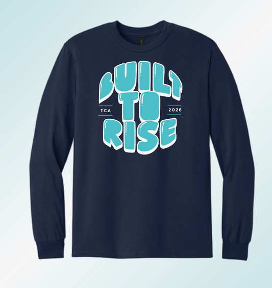 Triumph Cheer "Built" Design L/S T-shirt (navy)