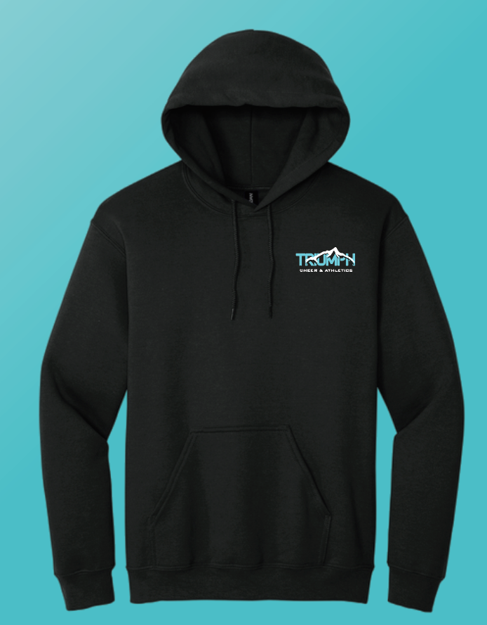 Triumph Cheer "Logo" Design Hooded Sweatshirt (black)