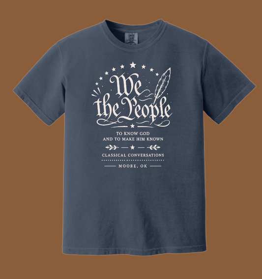 Moore Classical Conversations Comfort Colors S/S T-shirt (navy)