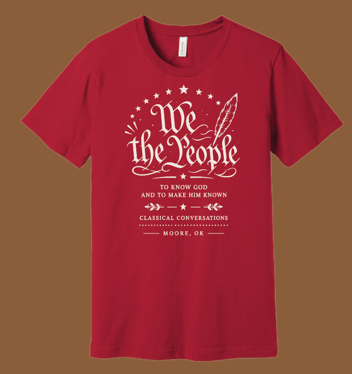 Moore Classical Conversations BellaCanvas S/S T-shirt (red)