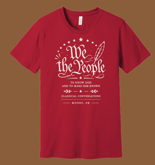 Moore Classical Conversations Comfort Colors S/S T-shirt (red)