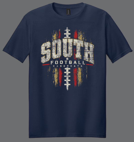 Southmoore Football "Football" Design Softstyle S/S T-shirt
