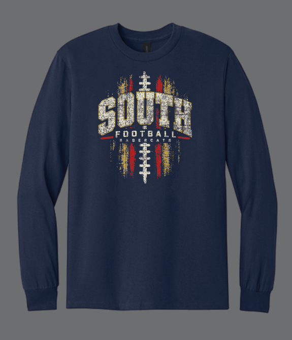 Southmoore Football "Football" Design Gildan L/S T-shirt