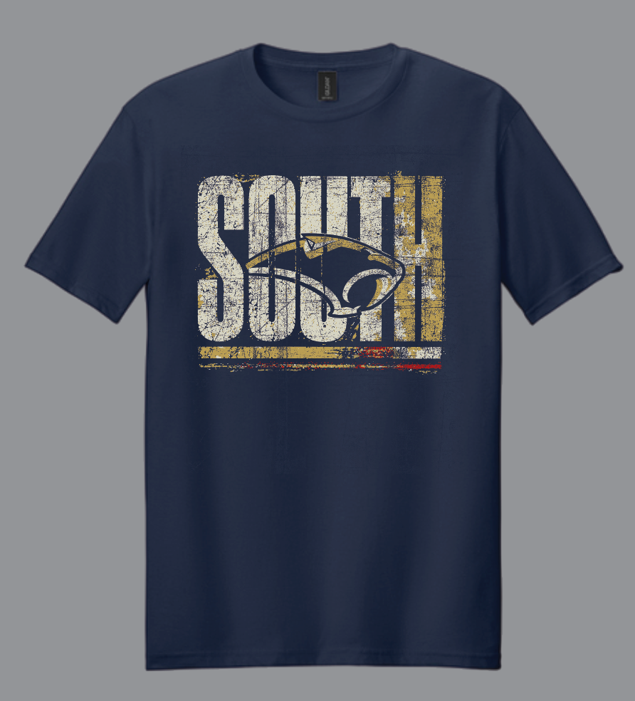 Southmoore Football "South" Design Softstyle S/S T-shirt